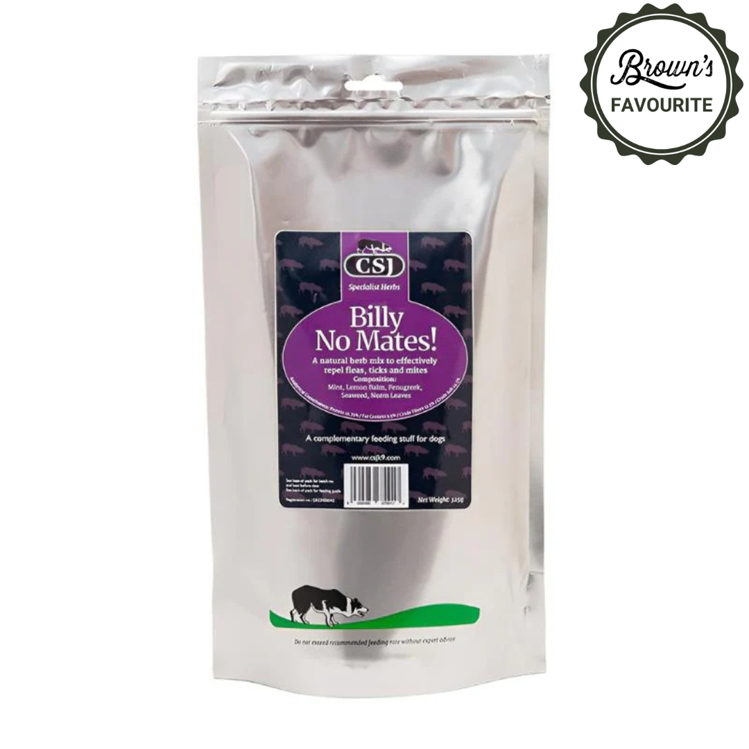 Billy No Mates Herb Mix - Natural Flea & Tick Repellent for Dogs & Cats