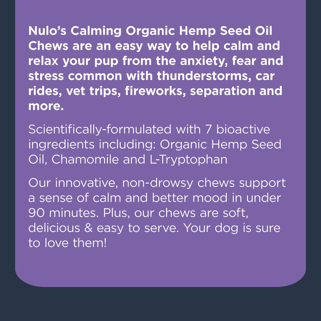 Nulo Functional Calming Soft Chew Supplement For Dogs
