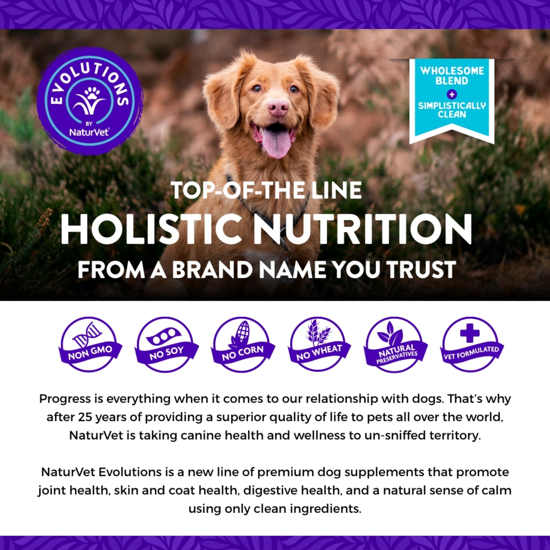 NaturVet Evolutions Advanced Calming Soft Chews for Dogs