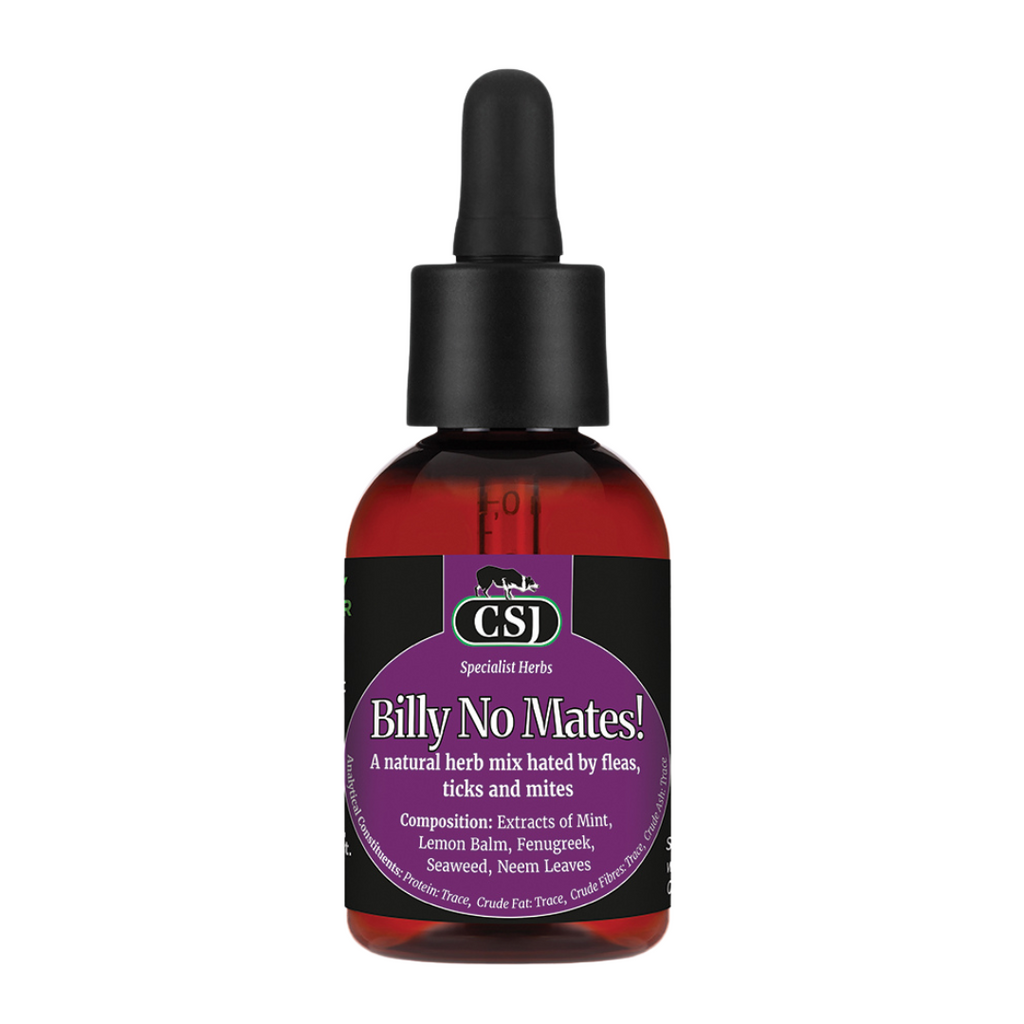 Billy No Mates Tincture - Natural Flea & Tick & Mite Repellent for Dogs & Cats