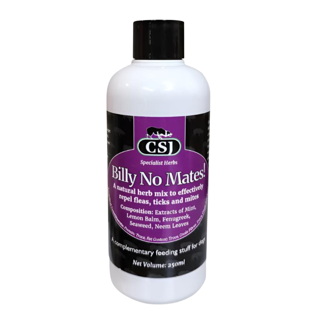 Billy No Mates Tincture - Natural Flea & Tick & Mite Repellent for Dogs & Cats