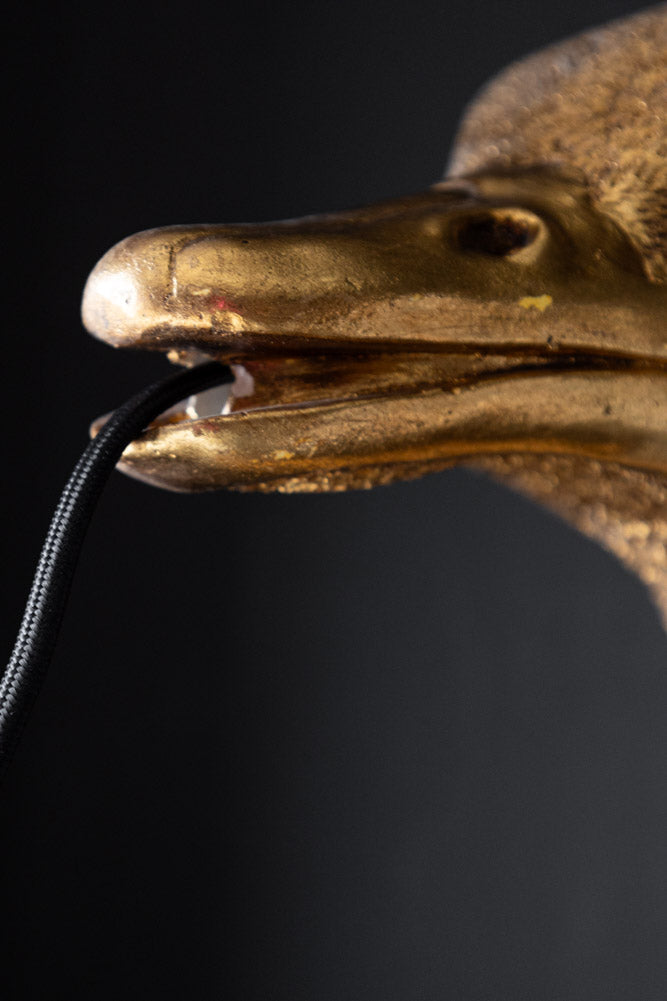 Antique Bronze Ostrich Wall Light