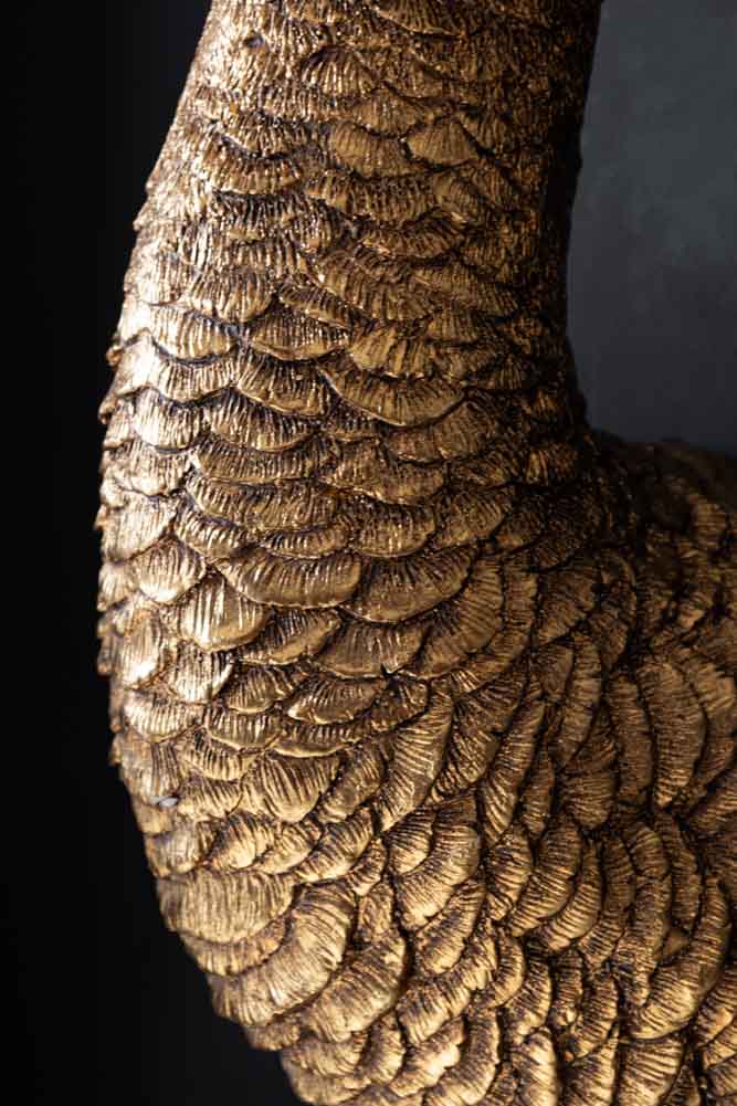 Antique Bronze Ostrich Wall Light